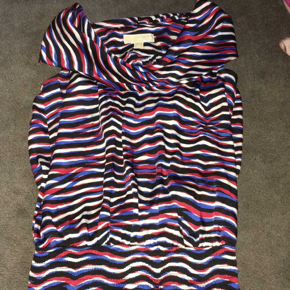 Michael Kors Red White & Blue blouse